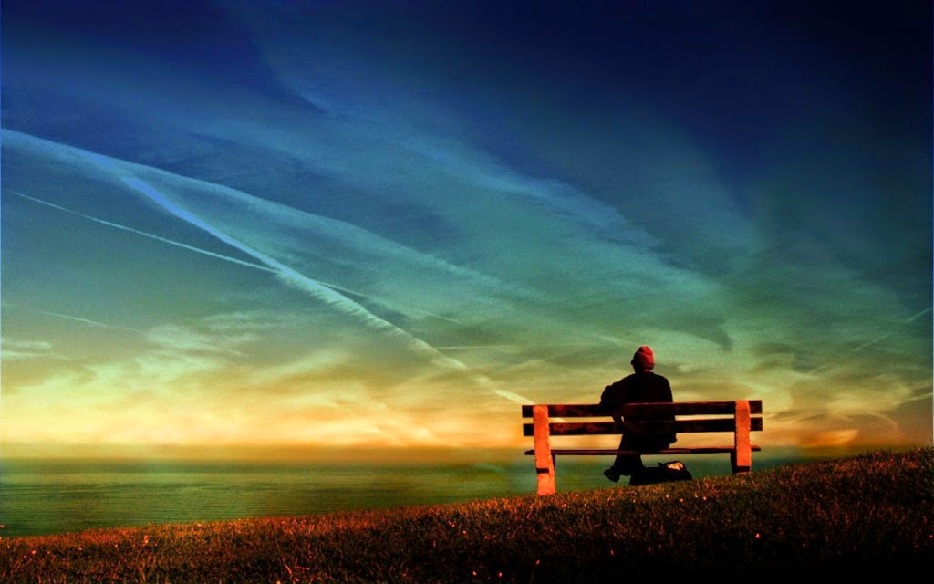 alone boy hd wallpaper,sky,cloud,horizon,natural landscape,atmosphere