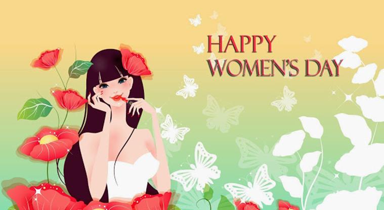 women's day wallpaper,cartoon,text,illustration,font,animated cartoon