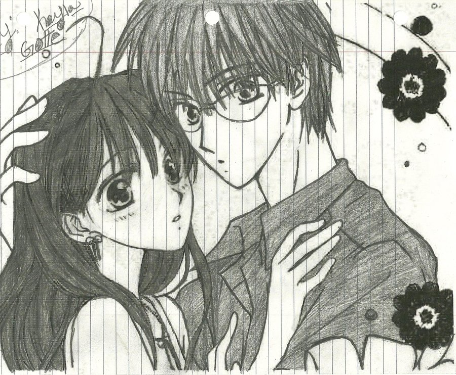 amour couple croquis fond d'écran,dessin animé,anime,coiffure,monochrome,interaction