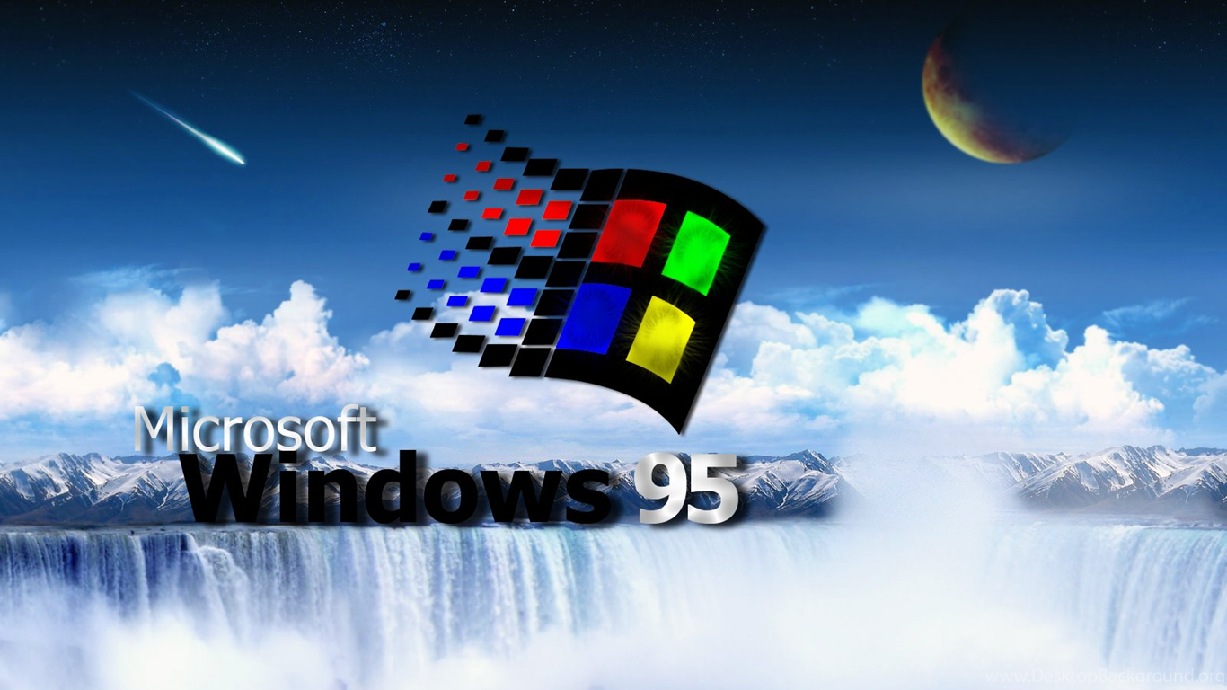 windows 95 wallpaper,sky,operating system,logo,rubik's cube,graphic design