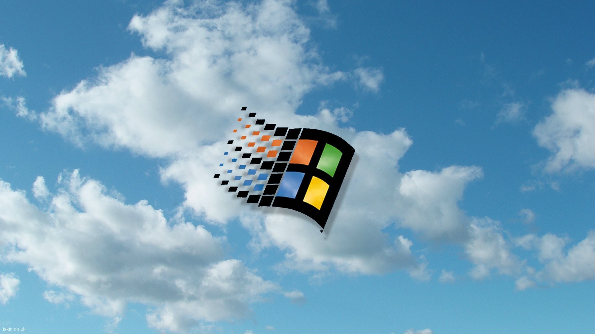 sfondo di windows 95,cielo,nube,giorno,paracadute,vento