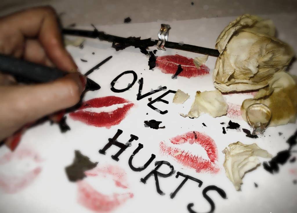 wallpaper love hurts sad hd,font,art,food,calligraphy,cake decorating