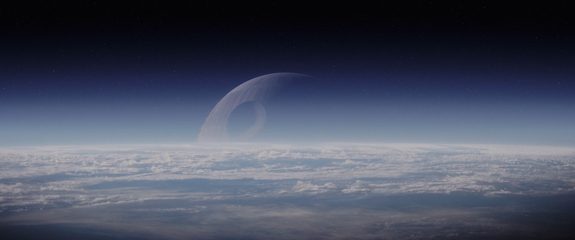 death star wallpaper,atmosphere,sky,atmospheric phenomenon,outer space,space