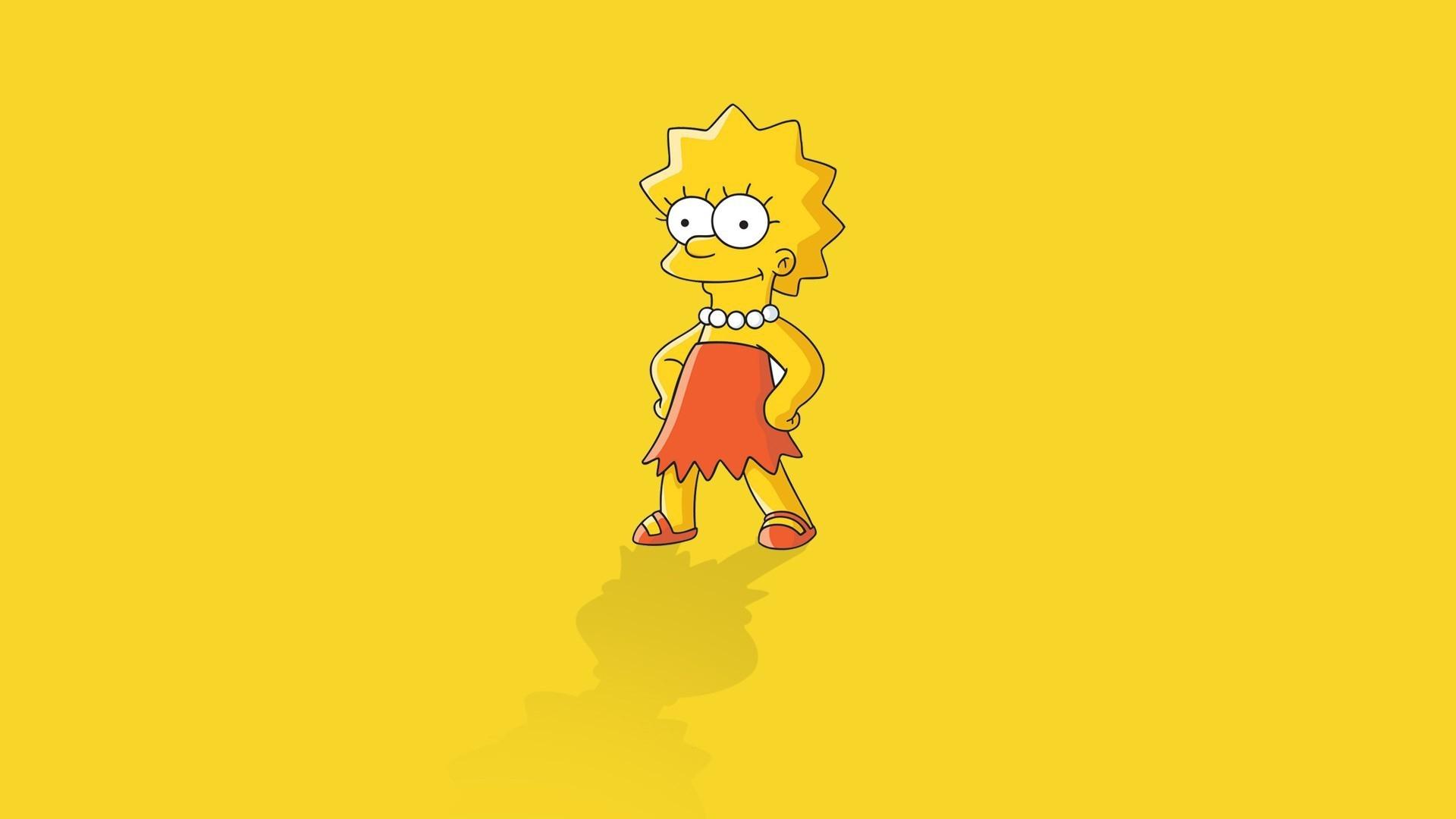 fond d'écran simpson,dessin animé,dessin animé,jaune,illustration,animation