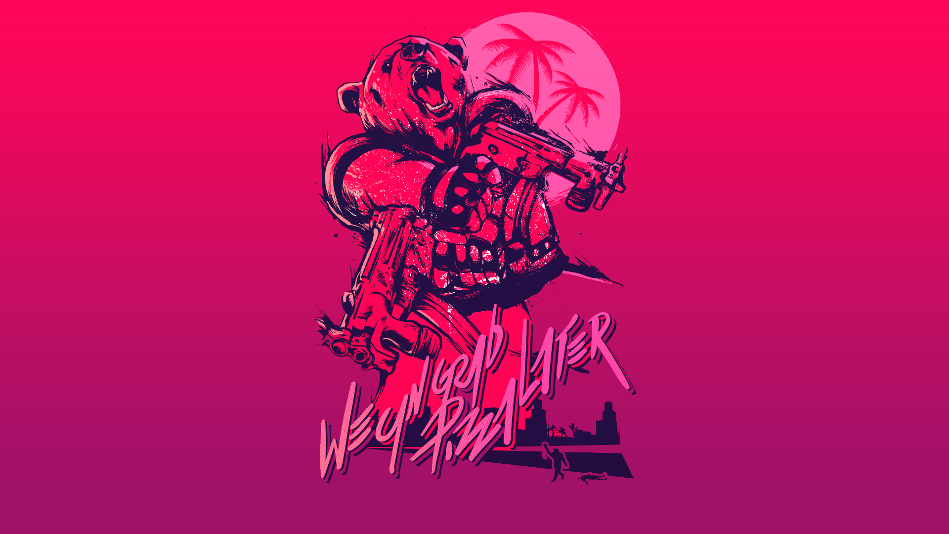 hotline miami wallpaper,rosso,personaggio fittizio,illustrazione,rosa,disegno