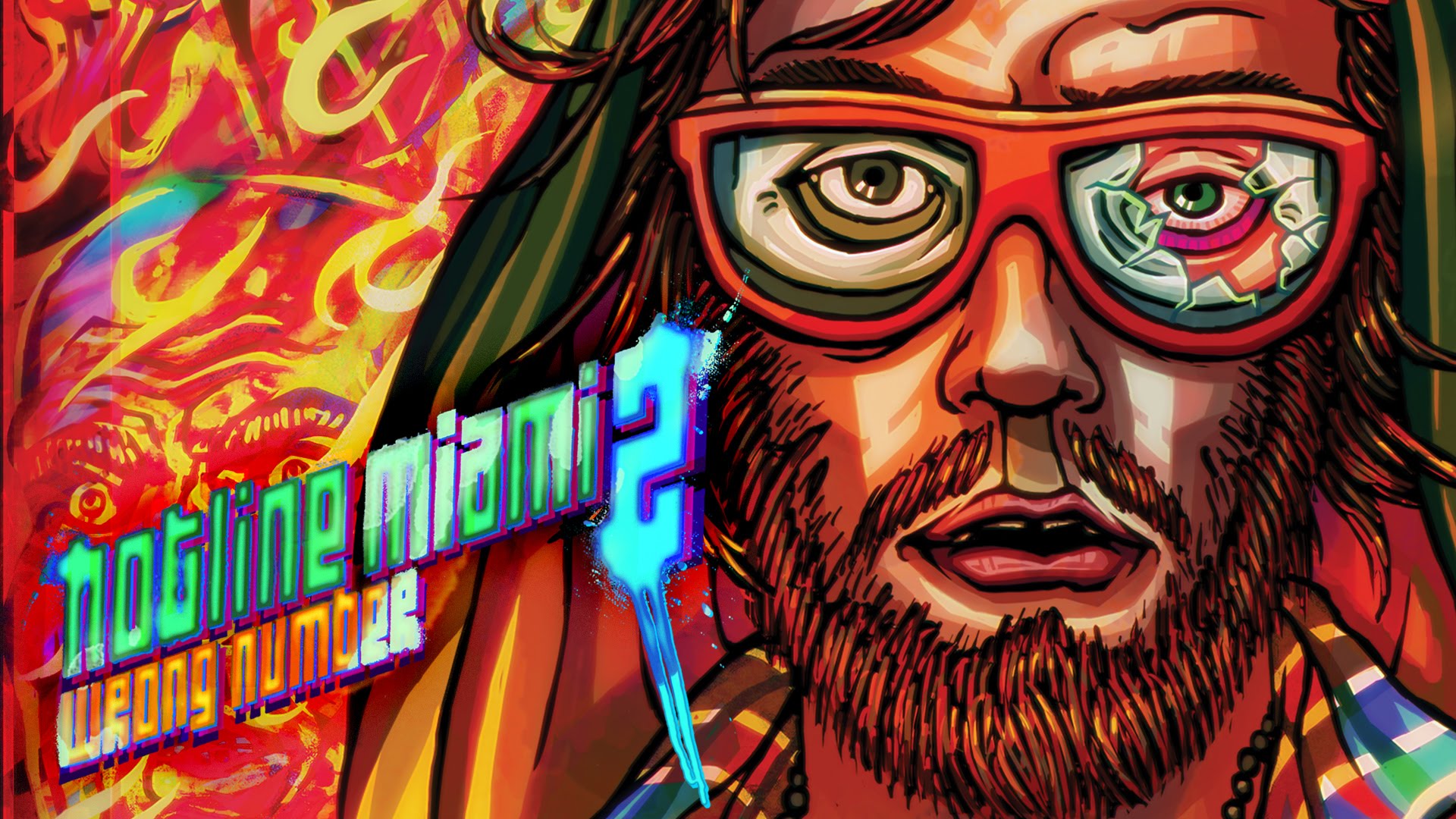 hotline miami wallpaper,cool,eyewear,art,illustration,facial hair