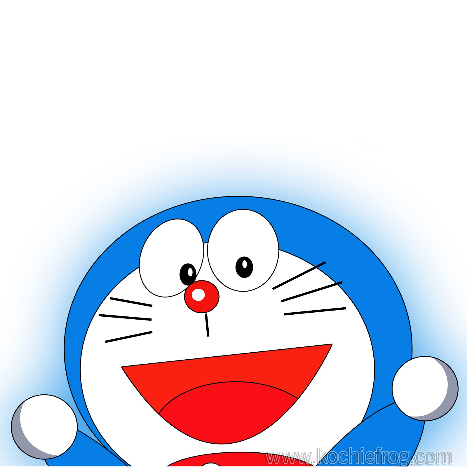 papier peint doraemon bergerak,bleu,dessin animé,sourire,tête,clipart