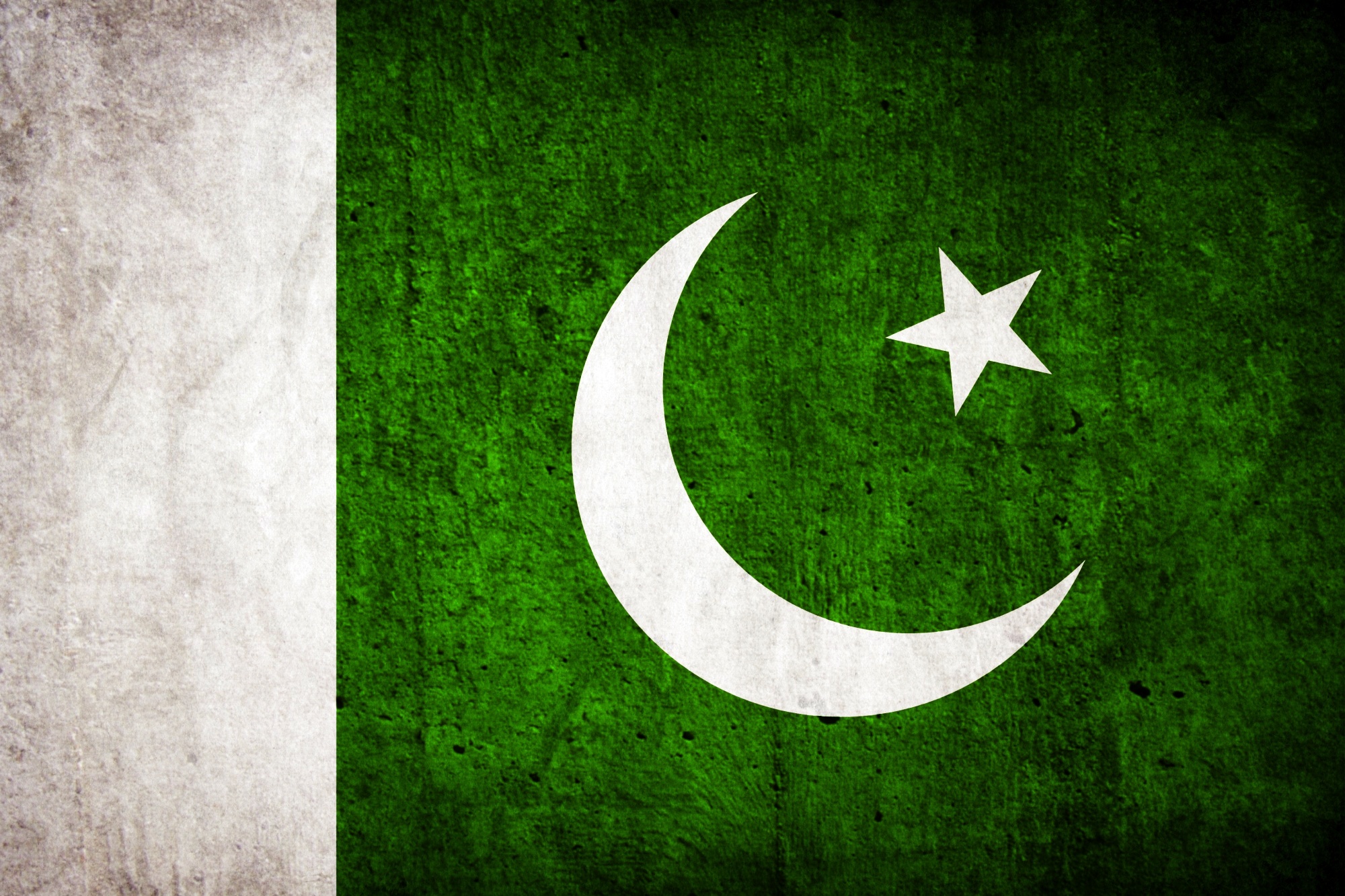 パキスタンの旗の壁紙,緑,三日月,フォント,国旗,草