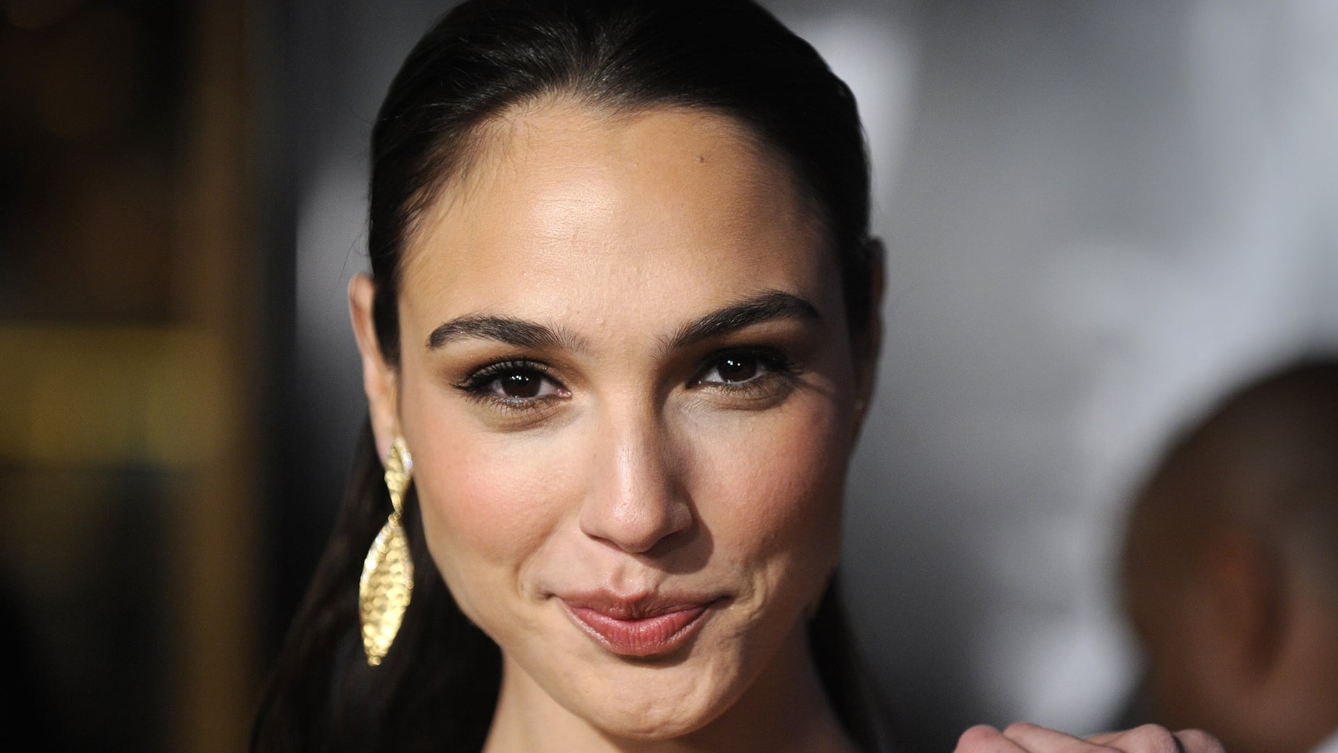 carta da parati gal gadot,viso,capelli,sopracciglio,labbro,fronte