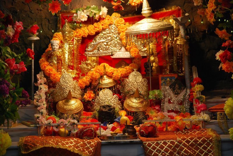 vaishno devi wallpaper,shrine,place of worship,temple,decoration,tradition