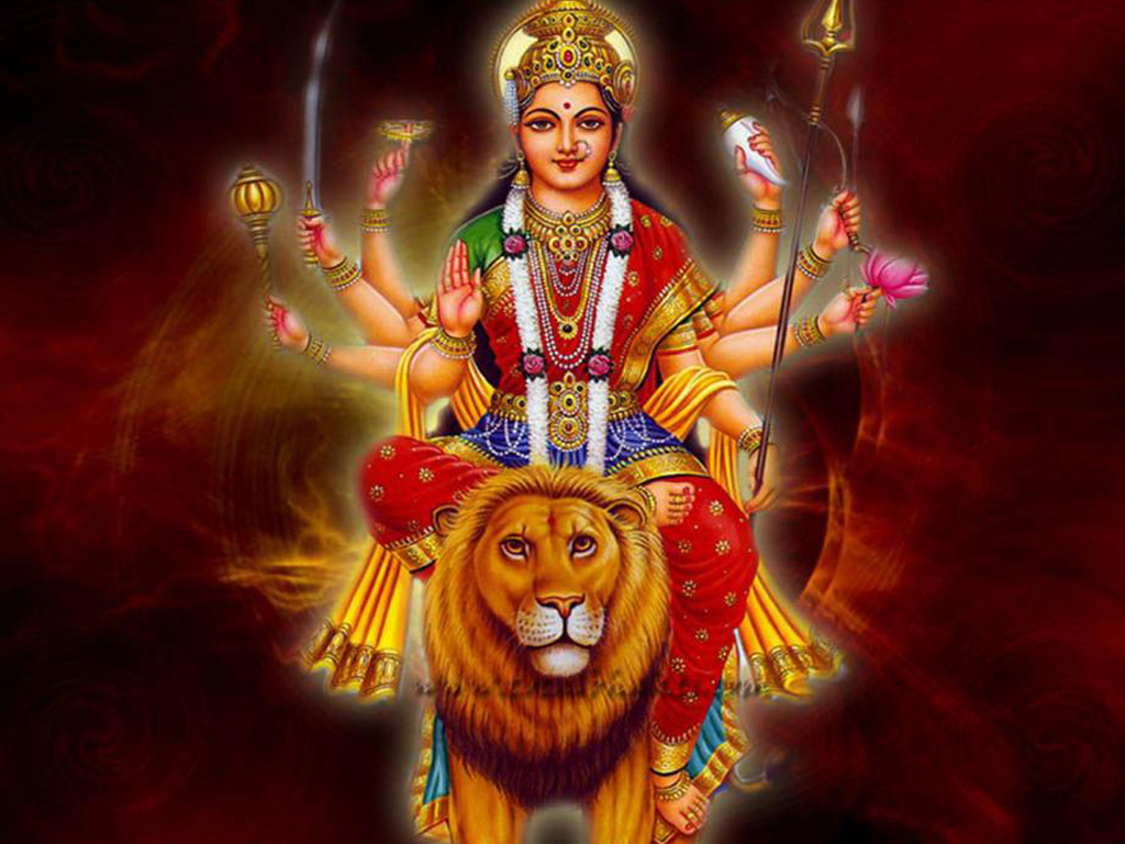 vaishno devi wallpaper,art,mythology,illustration,lion,temple
