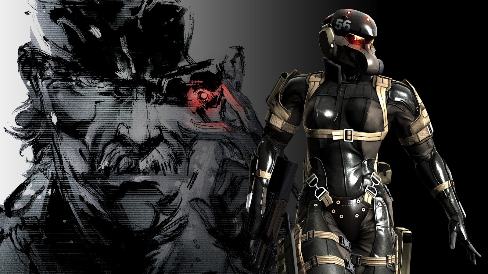 metal gear solid wallpaper,fictional character,action adventure game,pc game,cg artwork,superhero