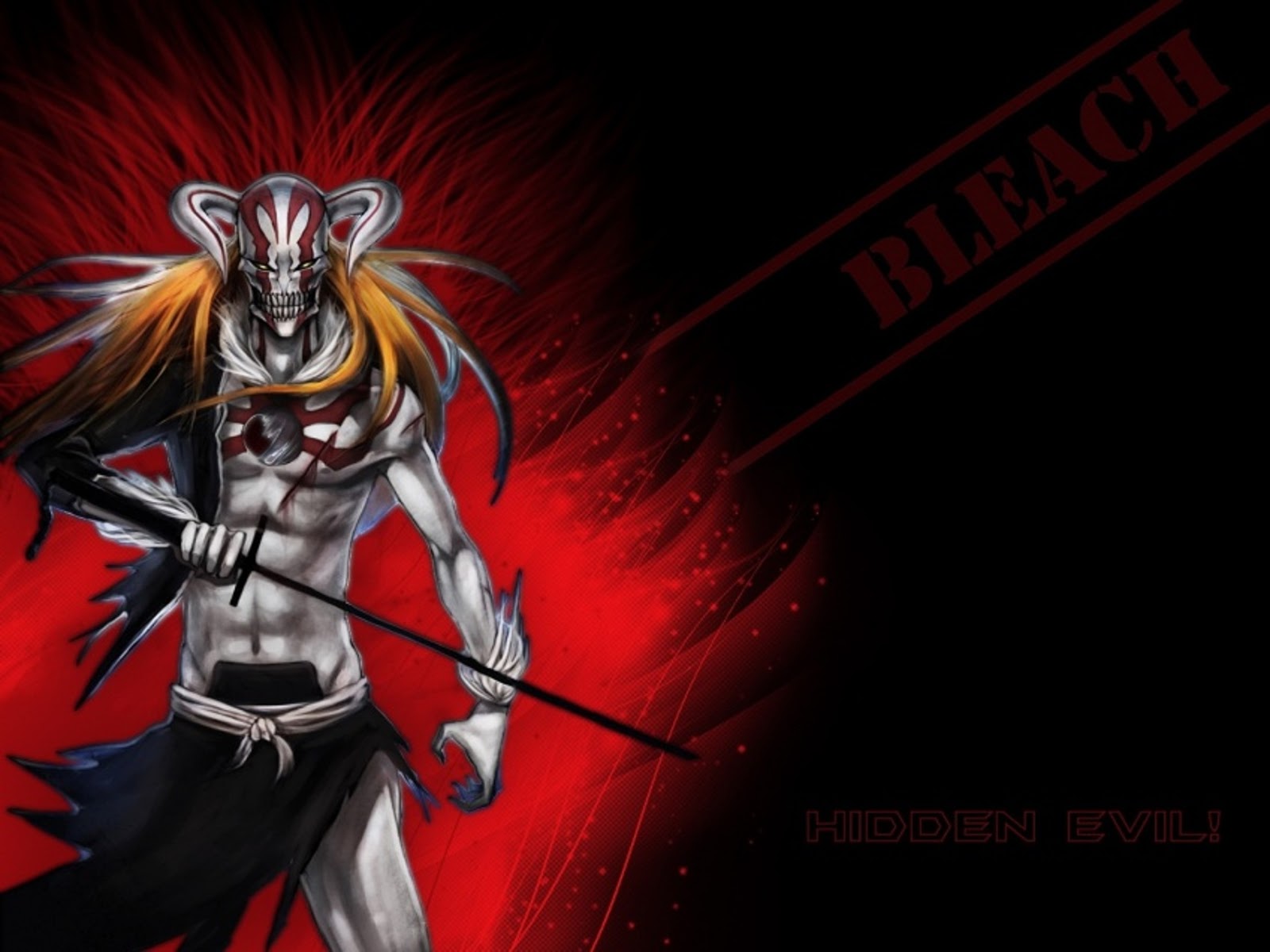 ichigo wallpaper,demon,fictional character,cg artwork,graphic design,illustration