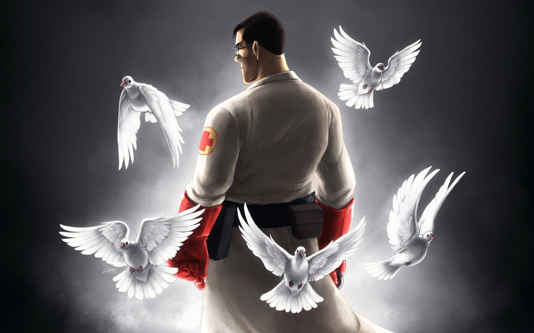 team fortress 2 fondo de pantalla,ala,ilustración,kung fu,diseño gráfico,pájaro