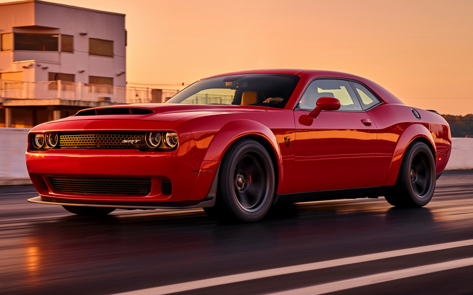 dodge demon wallpaper,land vehicle,vehicle,car,muscle car,automotive design