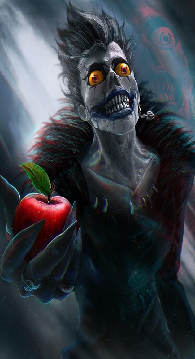 ryuk wallpaper,ghost,demon,fictional character,illustration,plant