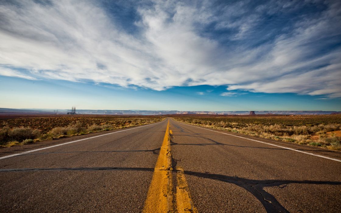 road hd wallpaper,sky,road,horizon,natural landscape,asphalt