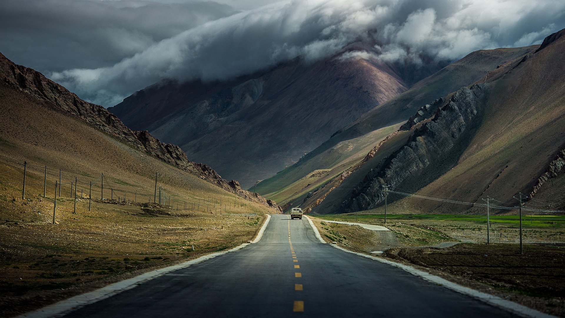 road hd wallpaper,highland,mountainous landforms,road,sky,natural landscape