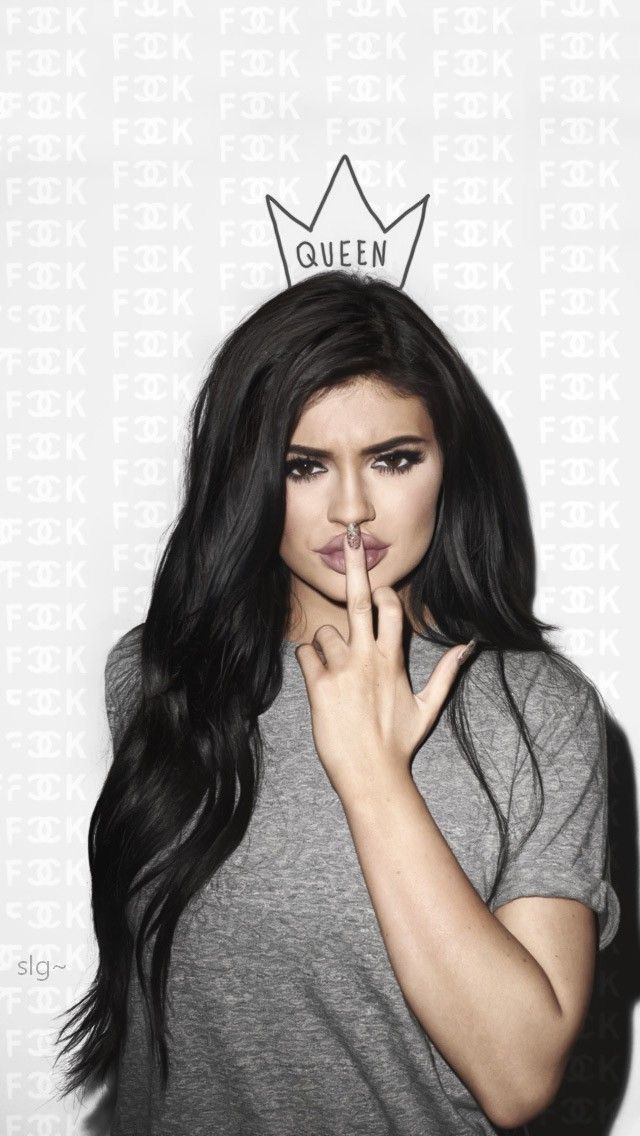 kylie jenner iphone wallpaper,hair,face,eyebrow,head,lip