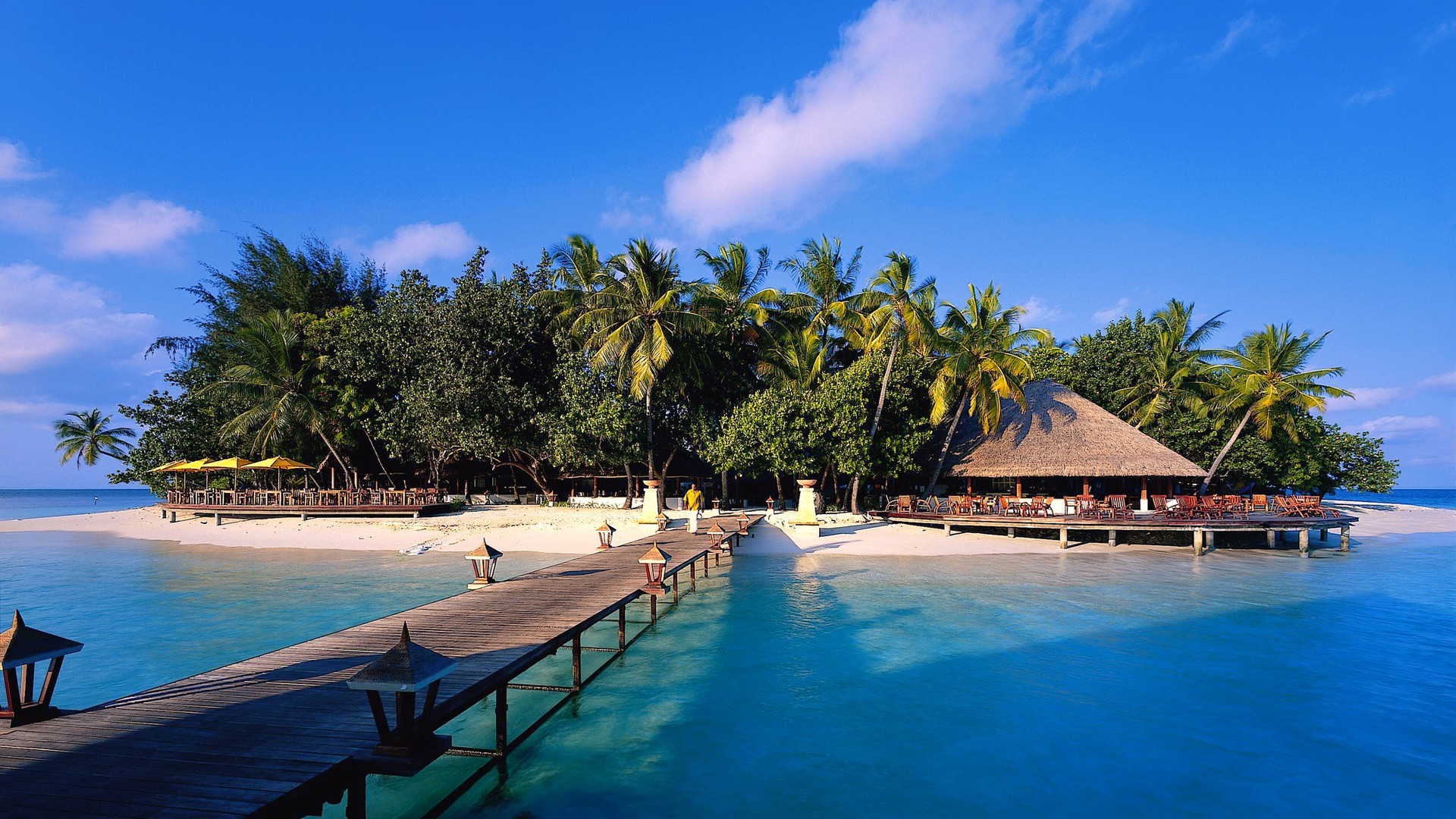 maldives wallpaper,resort,swimming pool,sky,caribbean,tropics