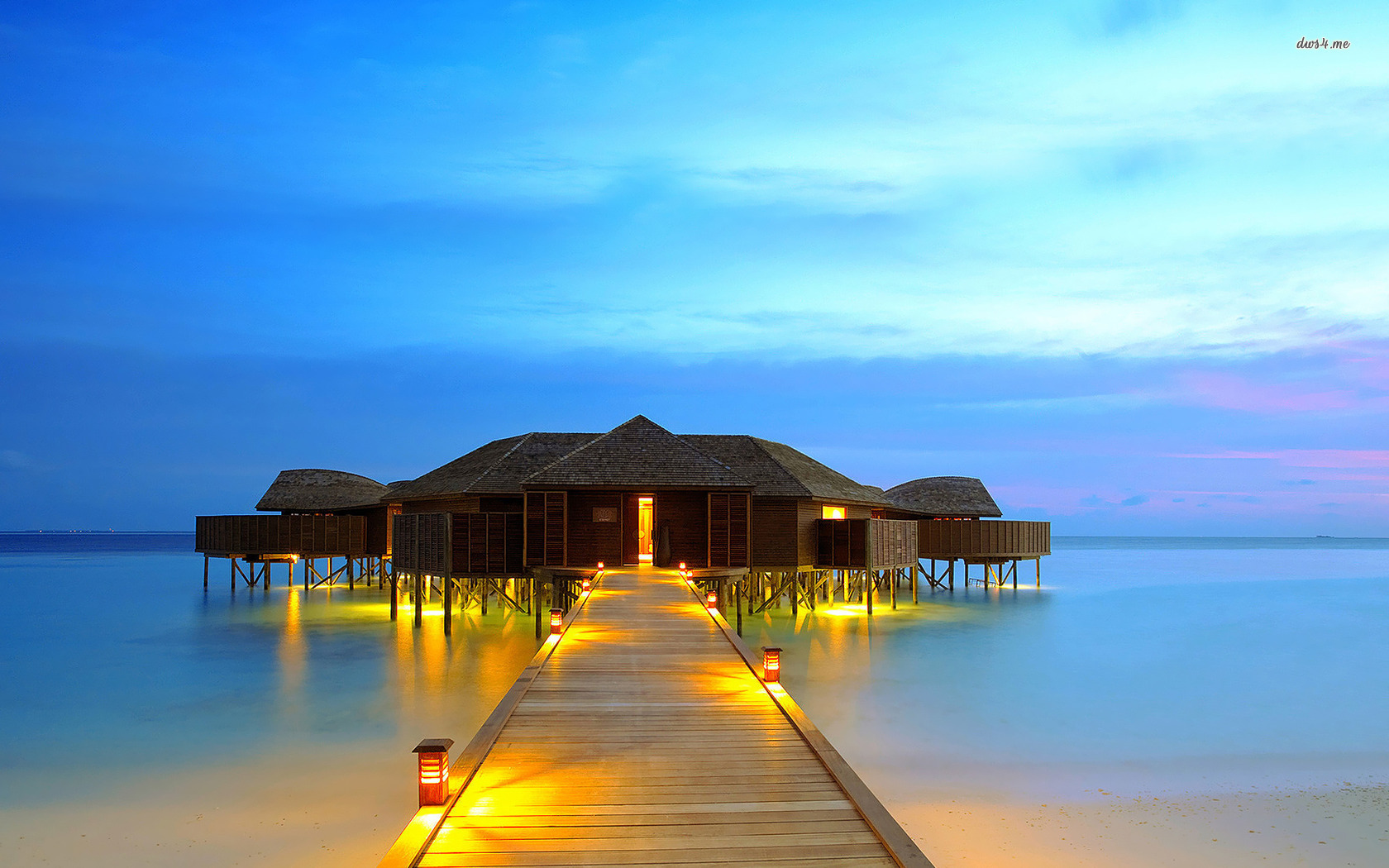 fond d'écran des maldives,ciel,jetée,mer,océan,horizon