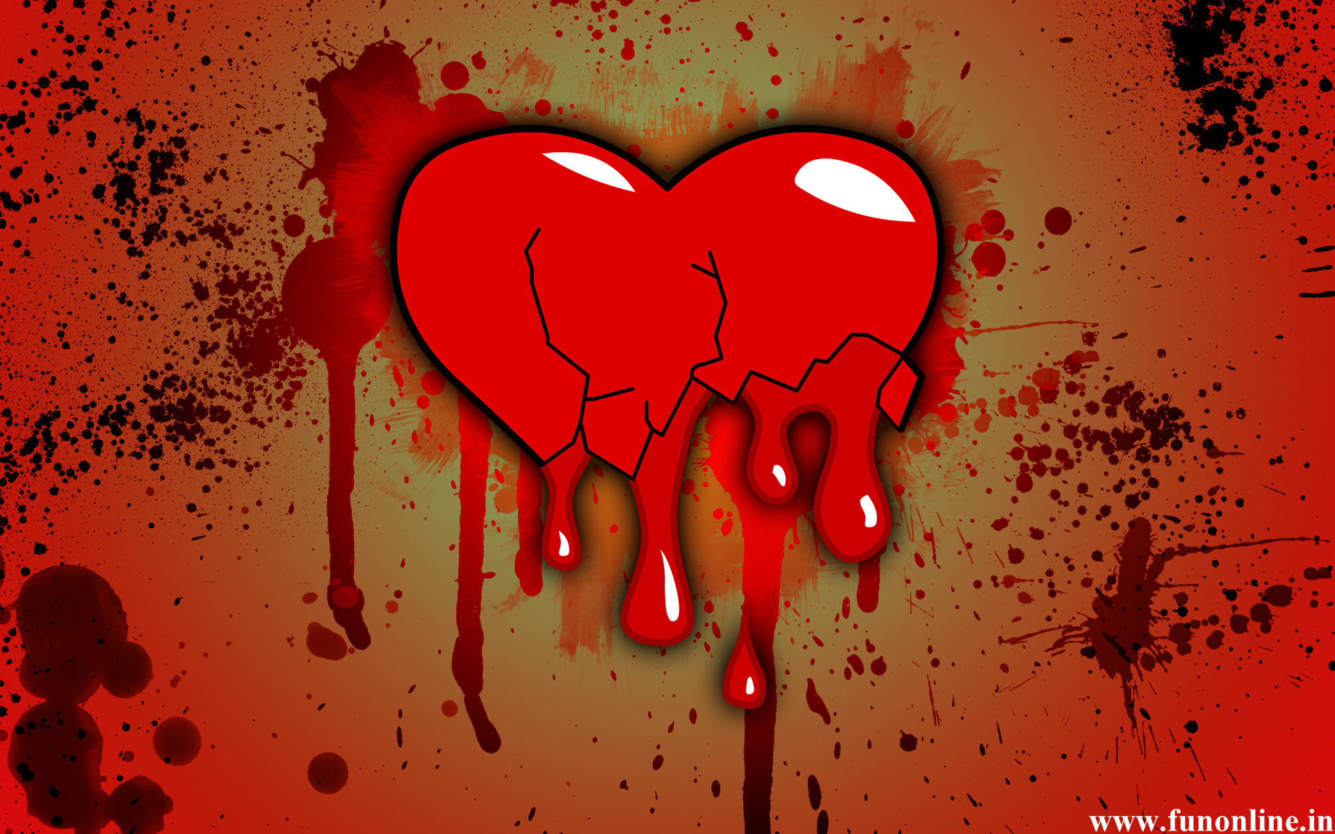 gebrochenes herz hd tapete,rot,herz,liebe,valentinstag,illustration