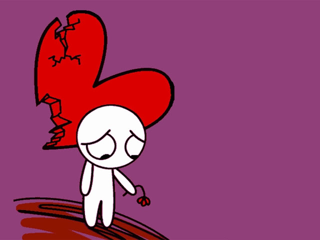 broken heart hd wallpaper,animated cartoon,cartoon,animation,pink,organ