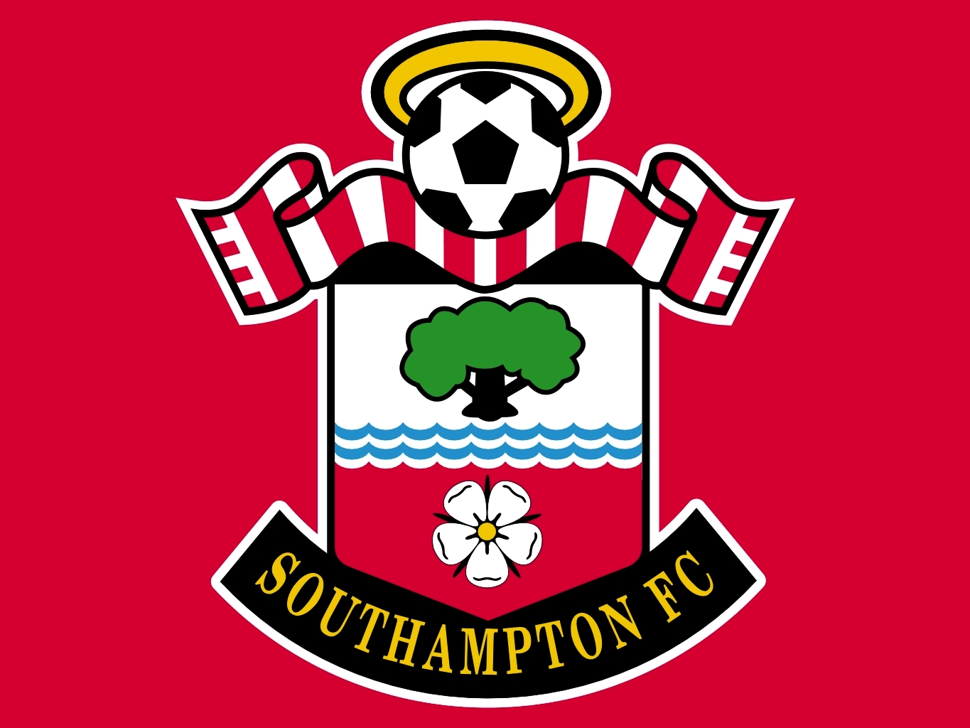 southampton fc wallpaper,crest,symbol,emblem,logo,illustration