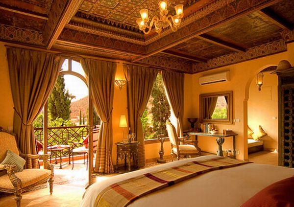 moroccan themed wallpaper,room,property,bedroom,building,suite