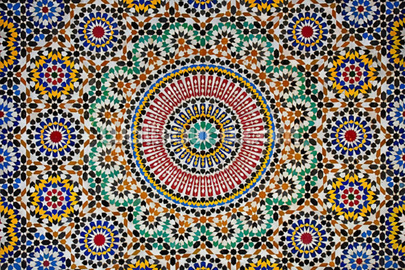 carta da parati a tema marocchino,mosaico,modello,arte,arazzo,tessile
