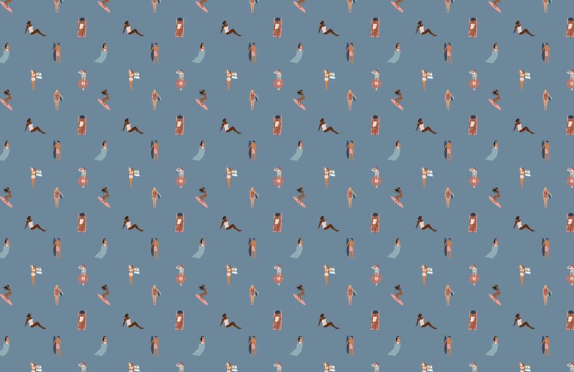 seaside themed wallpaper,pattern,design,textile
