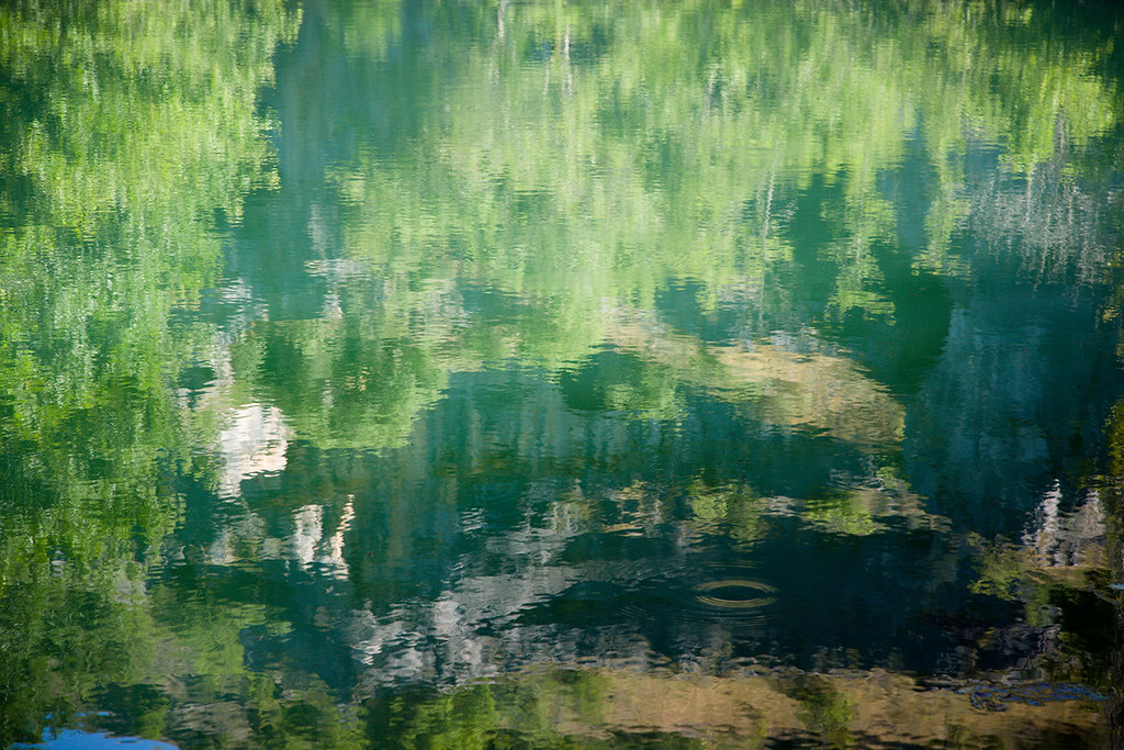 reflective wallpaper,green,nature,water,sky,reflection