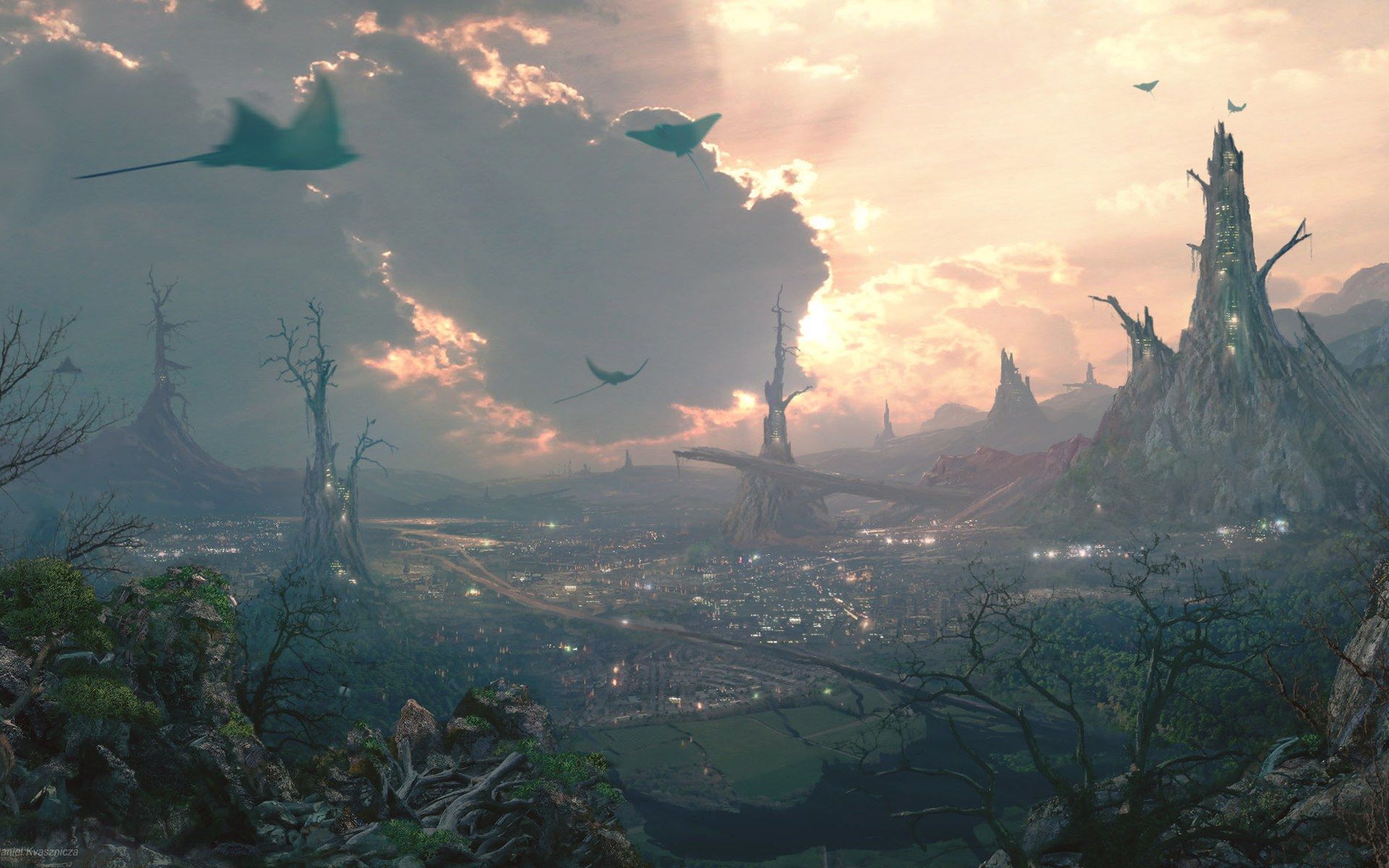 imagen de arte fondo de pantalla,cielo,naturaleza,nube,paisaje natural,atmósfera