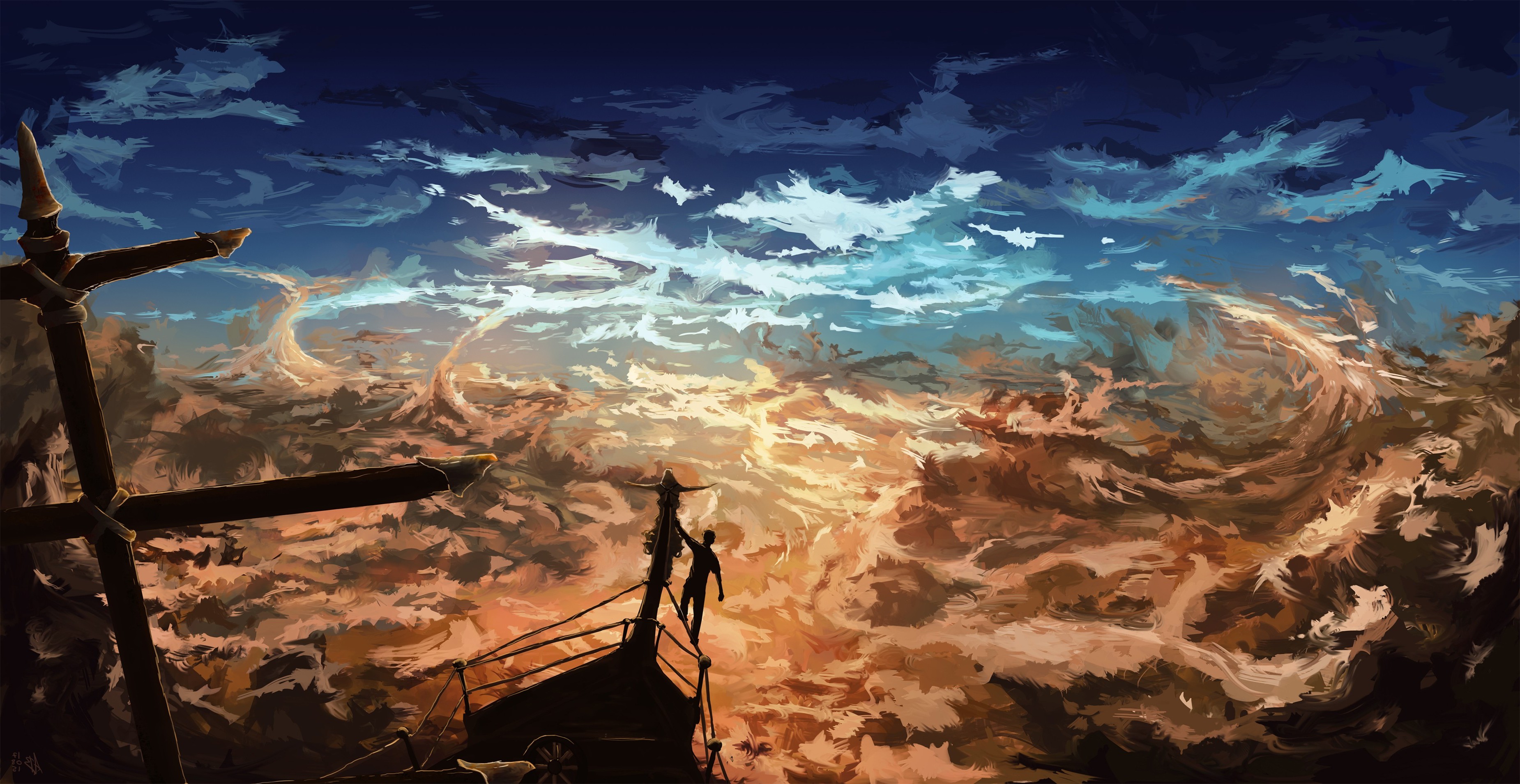 imagen de arte fondo de pantalla,cielo,naturaleza,nube,cg artwork,atmósfera
