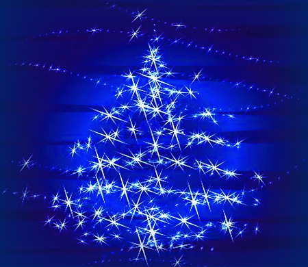 sapphire wallpaper,blue,christmas tree,christmas decoration,christmas lights,electric blue