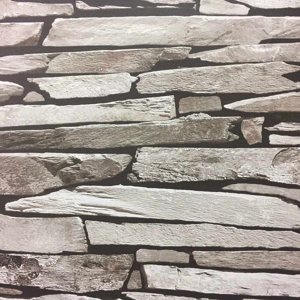 natural stone effect wallpaper,stone wall,flagstone,wall,rock,black and white