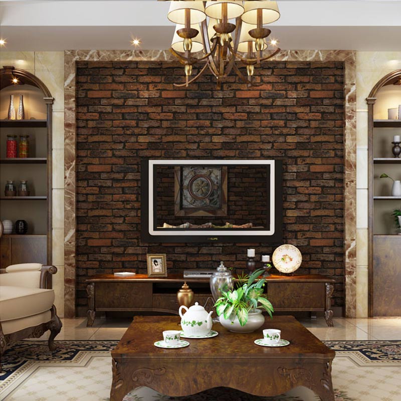 Brick Design Vinyl Wallpaper- WallpaperUse