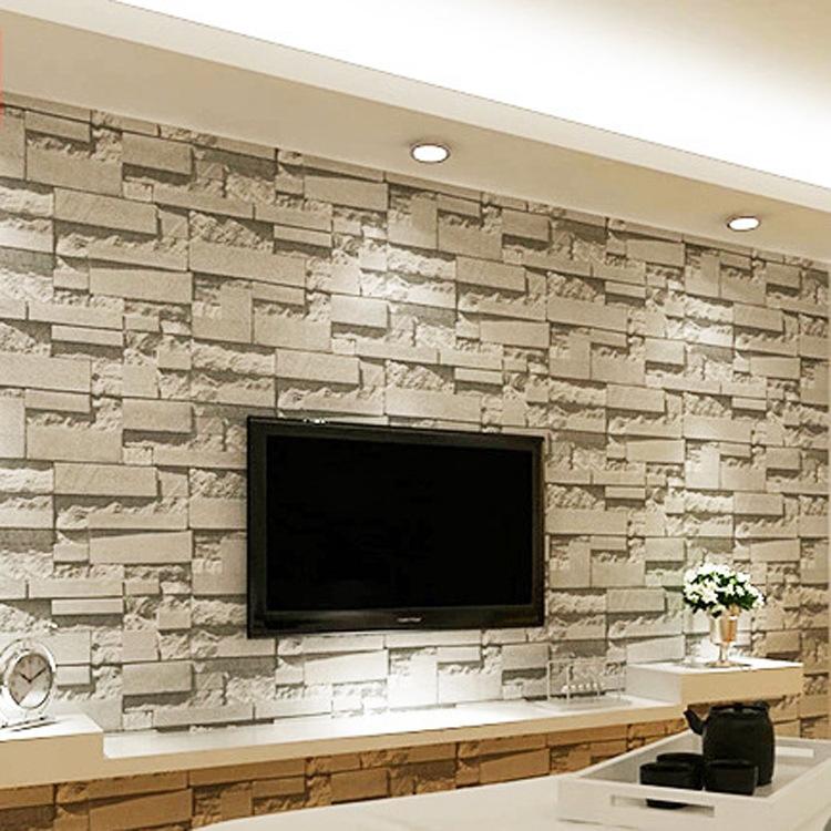 stone design wallpaper,wall,brick,brickwork,living room,room