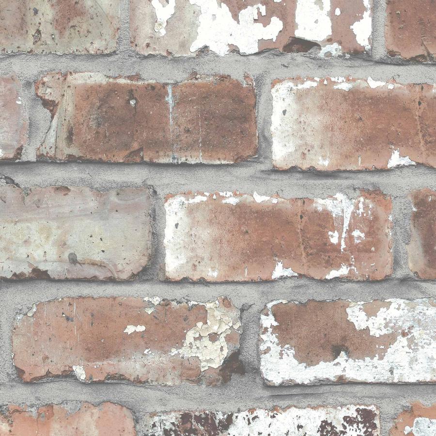 red brick effect wallpaper,brick,brickwork,wall,mortar,cobblestone