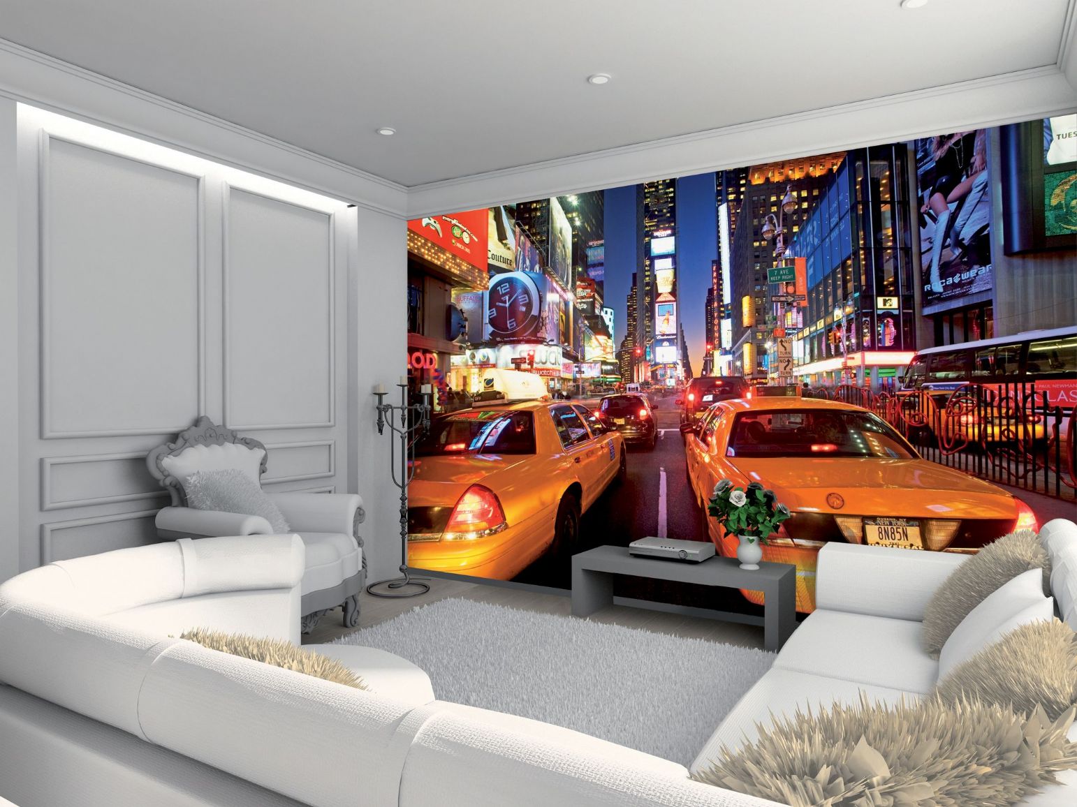 new york themed wallpaper,room,vehicle,automotive design,interior design,car