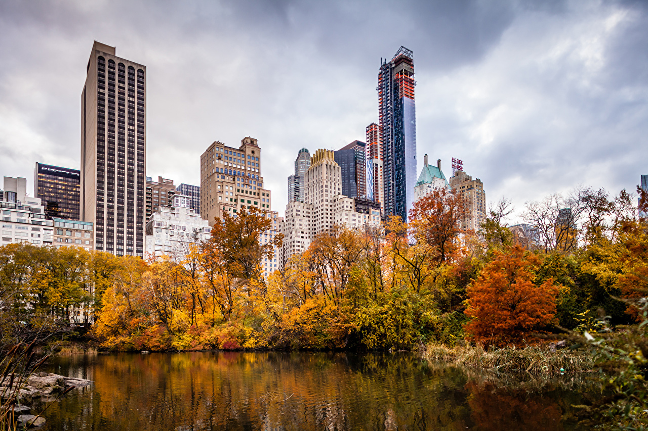 new york themed wallpaper,nature,natural landscape,city,reflection,metropolitan area