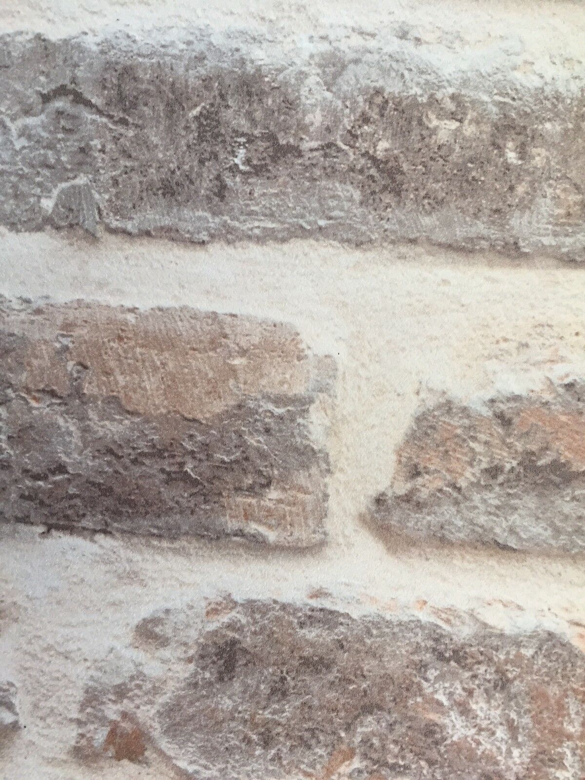 cream brick effect wallpaper,wall,rock,beige,stone wall,floor