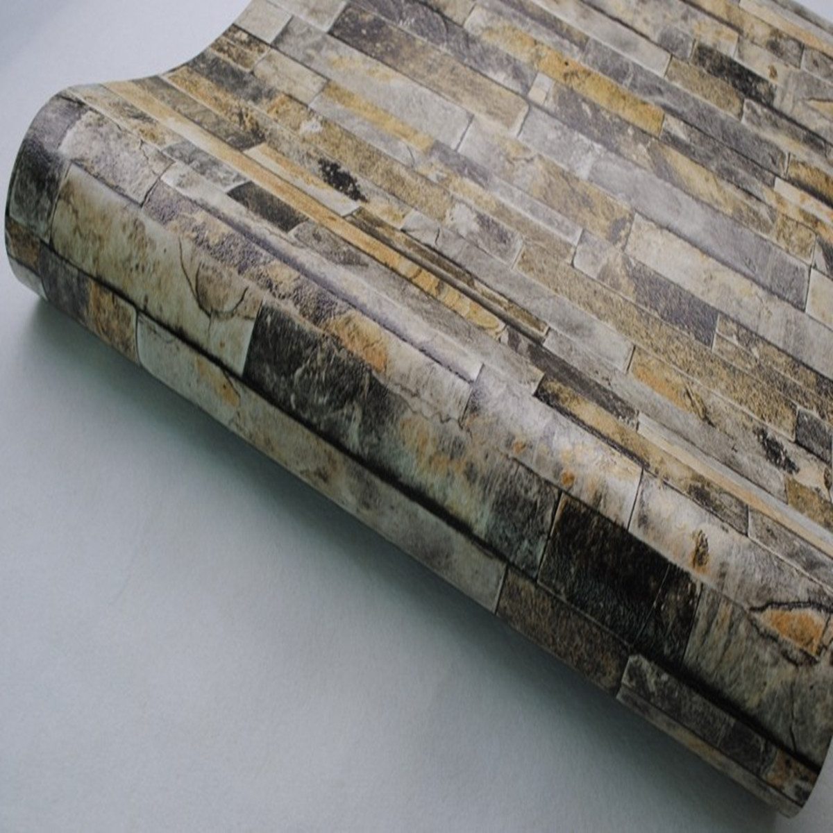 3d vinyl wallpaper,wood,rock