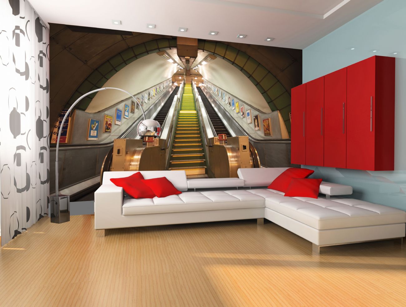 london themed wallpaper,interior design,room,living room,furniture,property