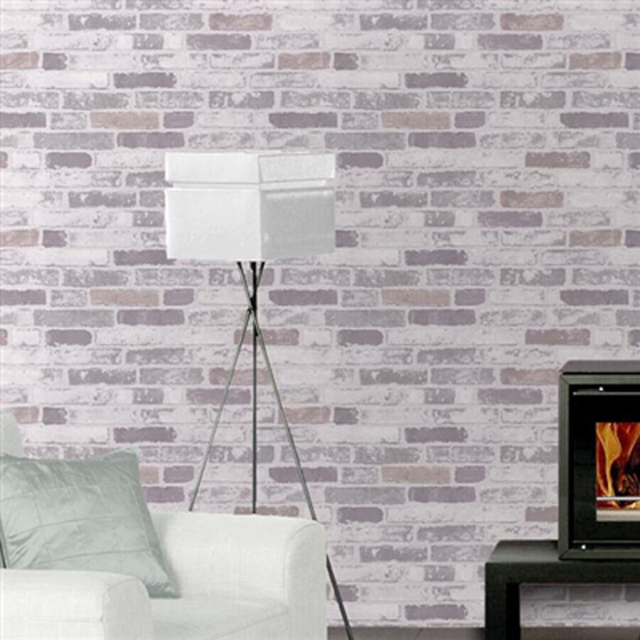 Light Grey Brick Wallpaper WallpaperUse