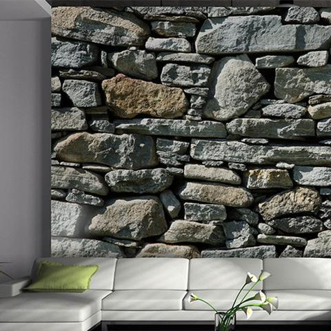 papel pintado efecto piedra 3d,pared,pared de piedra,ladrillo,rock,loseta