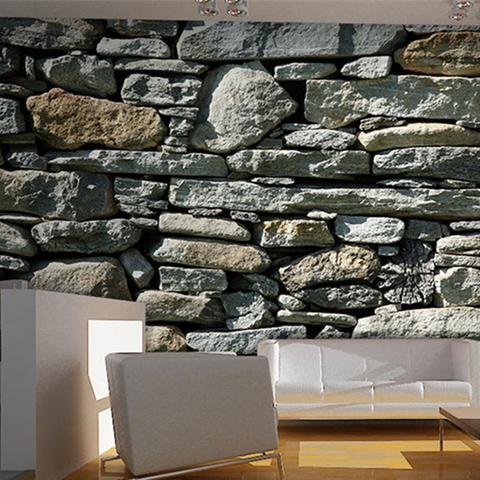 3d stone effect wallpaper,wall,stone wall,rock,wallpaper,room