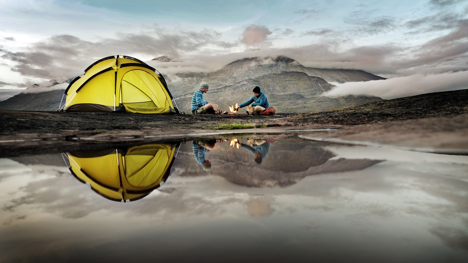 fond d'écran camping hd,la nature,ciel,réflexion,paysage,illustration