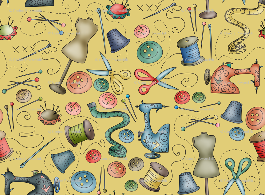Sewing Wallpaper - Sewing Wallpaper Designs- WallpaperUse