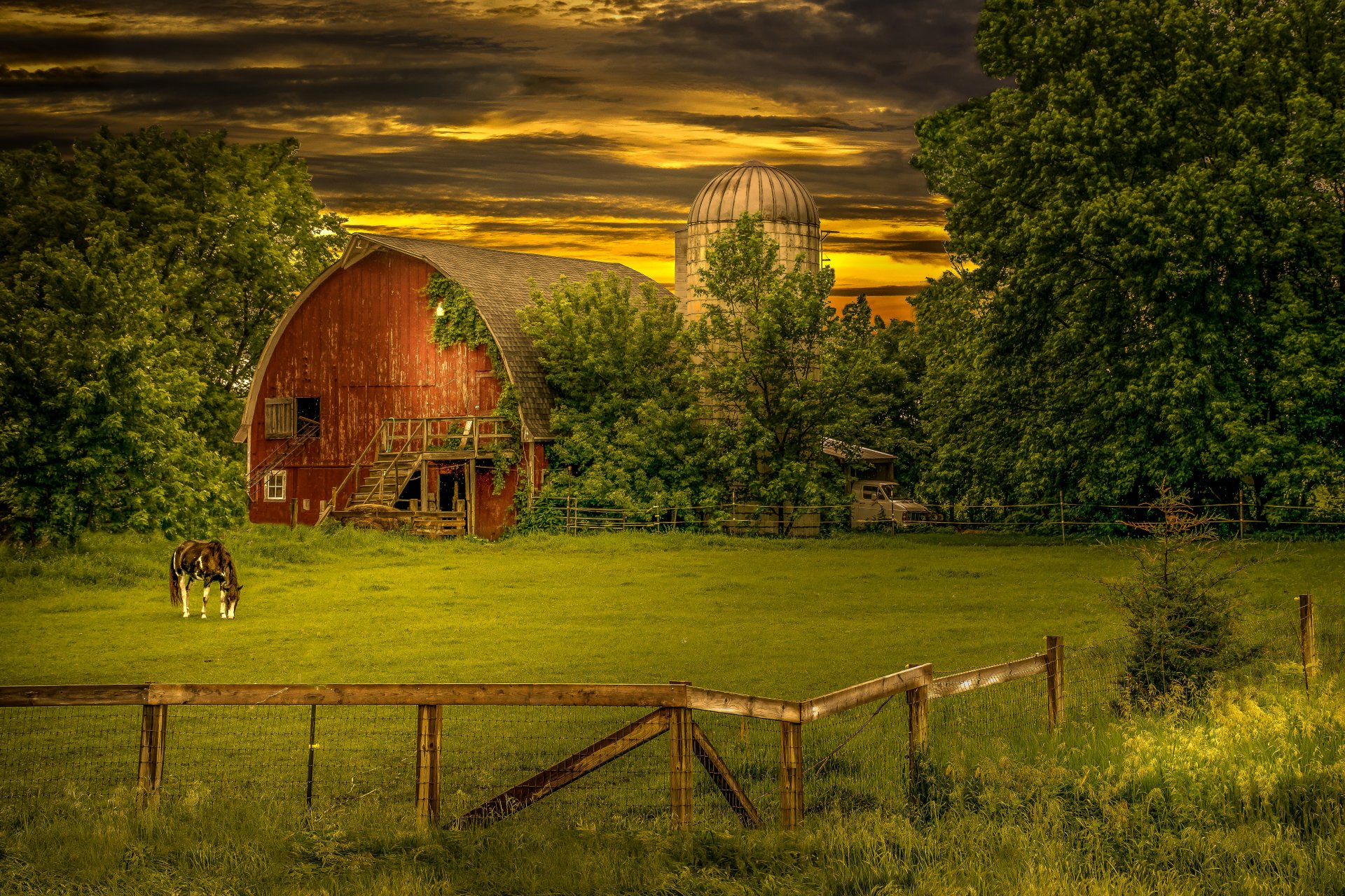 barn wallpaper,natural landscape,nature,natural environment,pasture,grassland